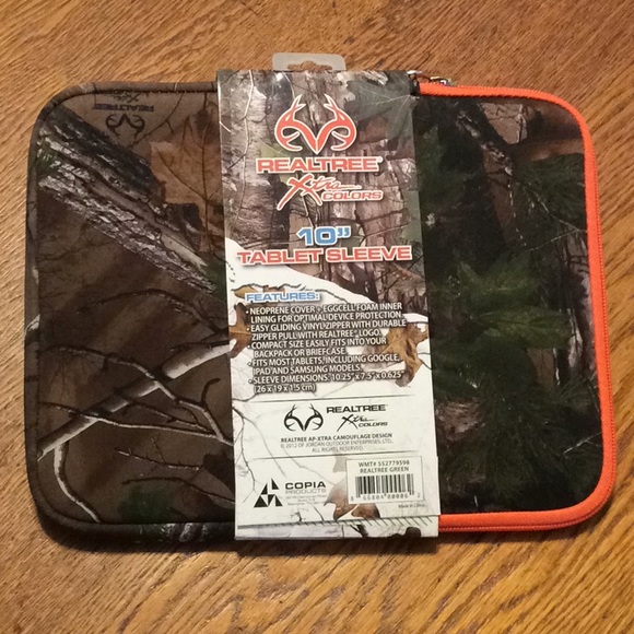 Realtree Neoprene 10” Tablet Sleeve NWT - Picture 2 of 3